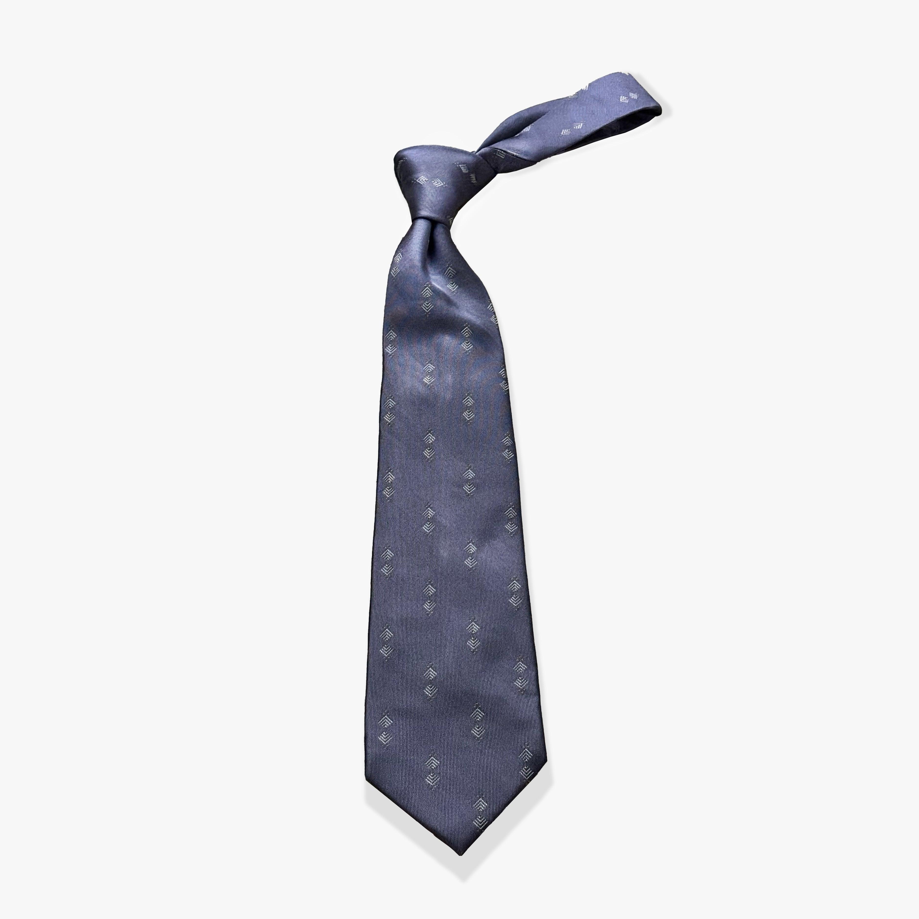 Double Diamond Woven Silk Necktie - Lavender - Uncle Jimmy Menswear